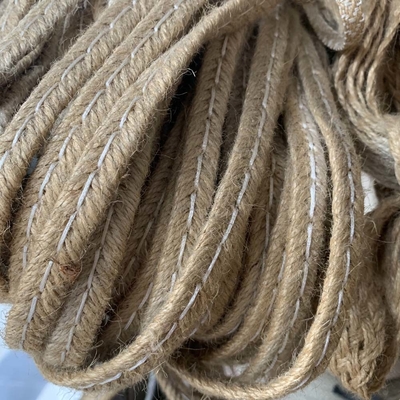Correias elásticas do Webbing do algodão de TGKELL, corda da fibra do cânhamo de W110mm