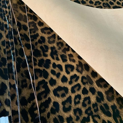 O ODM calça acessórios da decoração, Microfiber Tiger Woven Leather Fabric