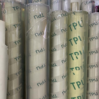 Matéria prima de empacotamento clara 48&quot; do PVC TPU chama - retardador impermeável