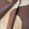 Largura 1.43M Artificial Leather Fabric, couro liso tecido da mudança da cor