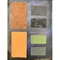 O couro sintético tecido de madeira de Microfiber para sapatas ensaca a aprovação AZO das correias